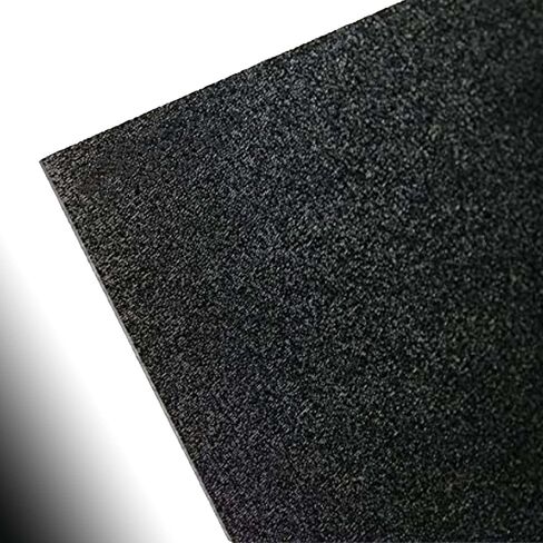 12" x 12" x 1/4" (.250") ABS Plastic Sheet Textured Front Smooth Back Vacuum Forming THERMOFORMING Black - Technology Island (12 X 12) in Kuwait