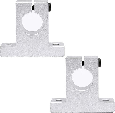 FKG SK20 دعامة دعم لدليل الحركة الخطية من الألومنيوم لعمود قطر 20 مم، مجموعة من 2 in Kuwait