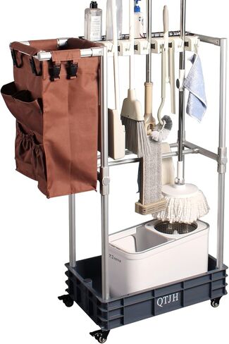 عربة تنظيف منزلية بعجلات مع ارفف in Kuwait