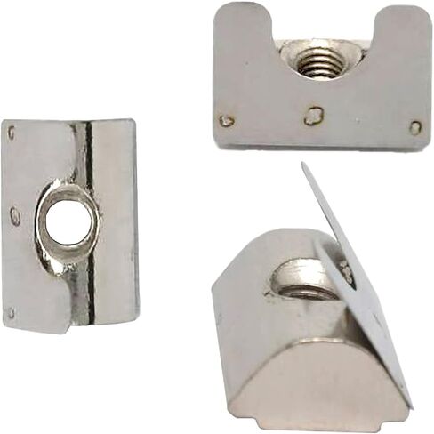 20-Pack Roll in Spring Loaded t Nut M4, 30/40 Universal Specification with Spring Sheet for 4mm Slot Aluminum Profile Accessories in Kuwait
