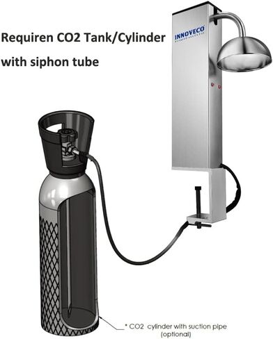 INNOVECO Glass Chiller – CO2 Glass Froster for Cups and Glasses – Instant Drink Chiller for Cocktail, Beer, Mixed Drinks, Wine – Glass Chiller for Bar, Restaurant, Kitchen. in Kuwait