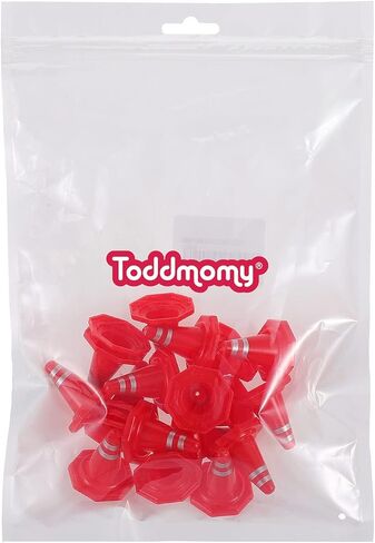 لعبة مخروطية الشكل على شكل طرق مرور 30 قطعة من شركة تول دومي للعب التظاهري بمكعبات طرق محاكاة علامات المرور على الزحام، مخروط مصغرة للبناء الهندسي على الطاولة الرملية. in Kuwait