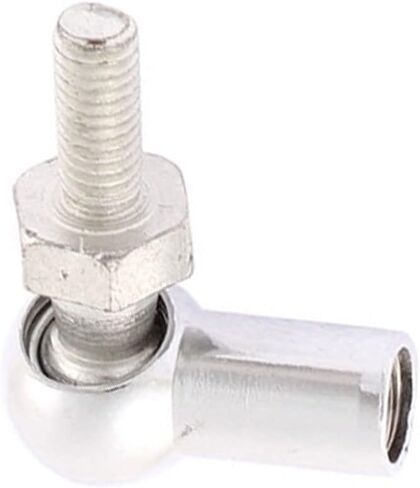 Kozelo 10pcs Angle Ball Joint - [M8x1.25 Right Female Thread, M6x1.0 Right Male Thread] Gas Spring Elbow Joint Fitting for Automotive, Hinged Door, Cupboard in Saudi Arabia