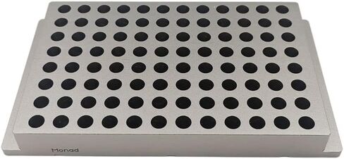 كتلة معدنية Monad، حامل أنبوب ألومنيوم، حامل أنبوب، توصيل سريع للحرارة، نقل سريع للحرارة، لأنبوب الطرد المركزي وأنبوب EP (كتلة معدنية 0.2 مل (96-جيدًا)) in Kuwait