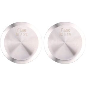 DERNORD Sanitary End Cap fits Tri-Clamp Ferrule Flange Stainless Steel 304 Fitting Clamp (2" (51mm) Tube OD) (2 Pack)