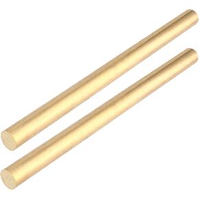 JAPCHET 2 قطعة 1 بوصة قطر قضيب نحاسي مخرطة بار، 12 بوصة طول شريط نحاسي، قضبان نحاسية صلبة عالية الجودة، قضيب نحاسي مستدير للحرف اليدوية، نموذج الطائرة، وسيارات السفن in Kuwait