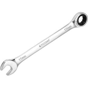 TICONN Ratcheting Wrench, Professional Slim Profile Mechanic Cr-V Ratchet Wrench 7/8'' (SAE)