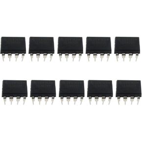 10 Pcs TL082 TL082CP TL082CN J-FET Dual OP-AMP IC DIP-8 JFET inputs, Low Input bias Current in Kuwait