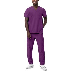Adar Addition Go-Everyday Scrub Set for Men - Stylish Scrub Top & Cargo Scrub Pants