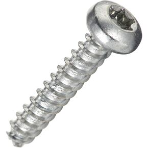 Steel Thread Rolling Screw for Plastic, Zinc Plated, Pan Head, Star Drive, #6-19 Thread Size, 3/4" Length (Pack of 100) in Saudi Arabia