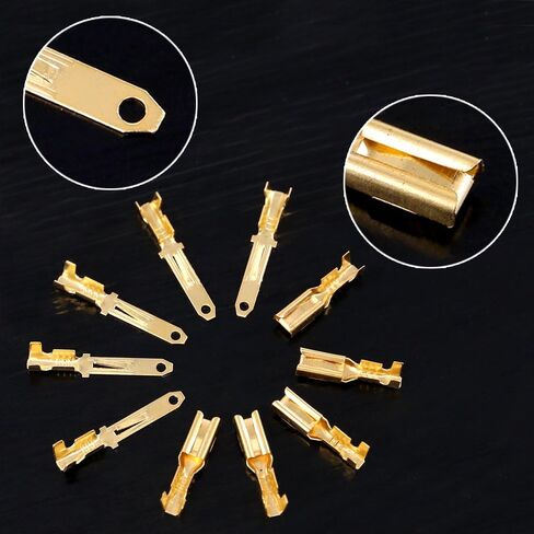 Glarks 580Pcs 2.8mm Pitch 2 3 4 6 9 Pin Wire Connectors Housing Terminal, Male & Female Plug Housing and Pin Header Crimp Wire Terminals Connector Assortment Kit for Motorcycle, Bike, Car, Boats in Saudi Arabia
