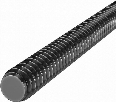 Lamons THRROD.MED.B7.BOS.5/8-11x2ftx4 Medium-Strength Threaded Rod, Black-Oxide Grade B7 Steel, 5/8"-11 Thread Size, 2' Long (Qty 4 Each) in Saudi Arabia