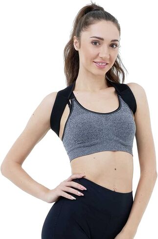 Posture Corrector for Women and Men,Adjustable Upper Back Brace, Breathable Back Support straightener, Providing Pain Relief from Lumbar, Neck, Shoulder, and Clavicle, Back in Saudi Arabia