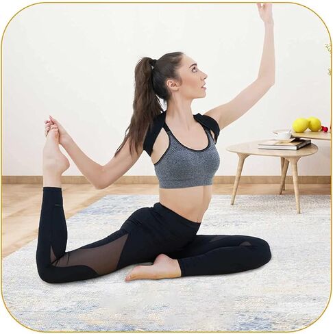 Posture Corrector for Women and Men,Adjustable Upper Back Brace, Breathable Back Support straightener, Providing Pain Relief from Lumbar, Neck, Shoulder, and Clavicle, Back in Saudi Arabia