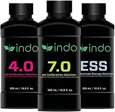 مجموعة حلول معايرة pH 4.0 و7.0 الهندية (500 مل / 16 أونصة) in Kuwait