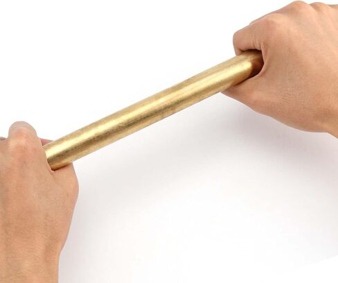 JAPCHET 2 قطعة 1 بوصة قطر قضيب نحاسي مخرطة بار، 12 بوصة طول شريط نحاسي، قضبان نحاسية صلبة عالية الجودة، قضيب نحاسي مستدير للحرف اليدوية، نموذج الطائرة، وسيارات السفن in Kuwait