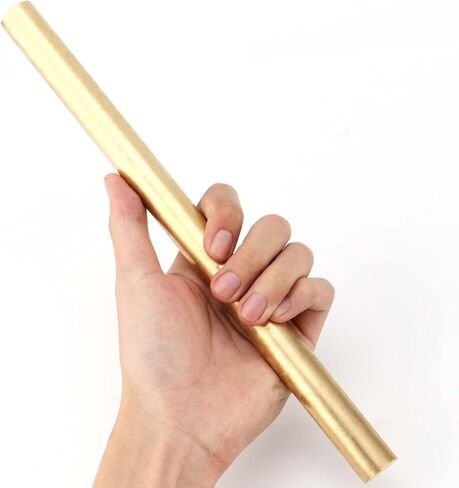 JAPCHET 2 قطعة 1 بوصة قطر قضيب نحاسي مخرطة بار، 12 بوصة طول شريط نحاسي، قضبان نحاسية صلبة عالية الجودة، قضيب نحاسي مستدير للحرف اليدوية، نموذج الطائرة، وسيارات السفن in Kuwait