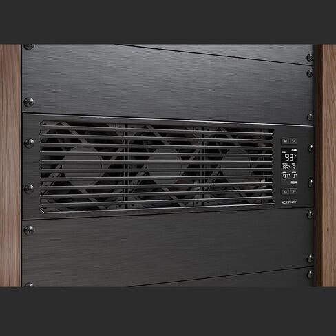 AC Infinity CLOUDPLATE T9-N, Rack Mount Fan Panel 3U, Intake Airflow, for Cooling AV, Home Theater, Network 19" Racks in Saudi Arabia