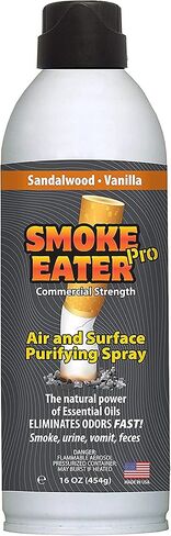 Smoke Eater Pro 16 oz Commercial Strength Fabric Odor Eliminator - Eradicates the Toughest Odors from any Apartment, Airbnb, Car - No More Smoke or Bad Food Smells Left Behind (Black Glacier) in Kuwait