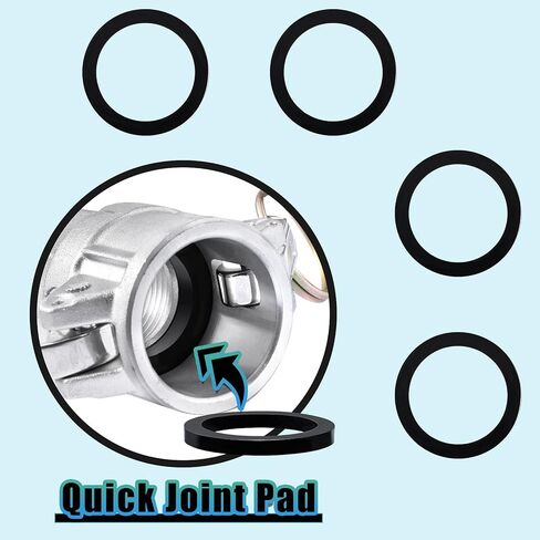 15 قطعة 2 انش من كاملوك حشية تركيب خرطوم قفل كام قفل لوصلة انثى كام جرووف استبدال الغسالة المطاطية in Kuwait