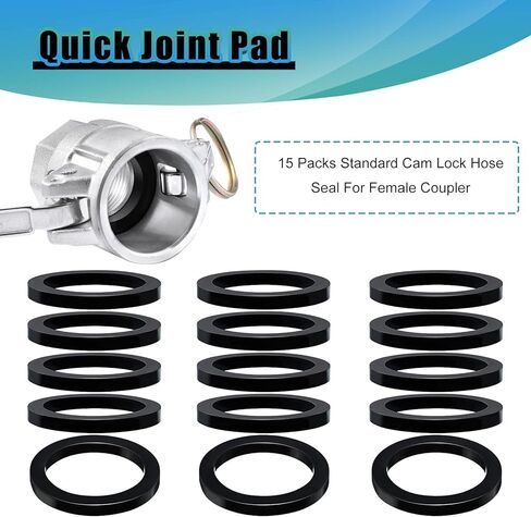 15 قطعة 2 انش من كاملوك حشية تركيب خرطوم قفل كام قفل لوصلة انثى كام جرووف استبدال الغسالة المطاطية in Kuwait