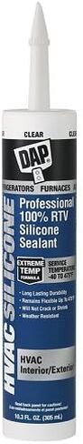 DAP 08011 80119 HVAC احترافي 100% RTV سيليكون مانع للتسرب، 10.3 لتر، شفاف in Kuwait