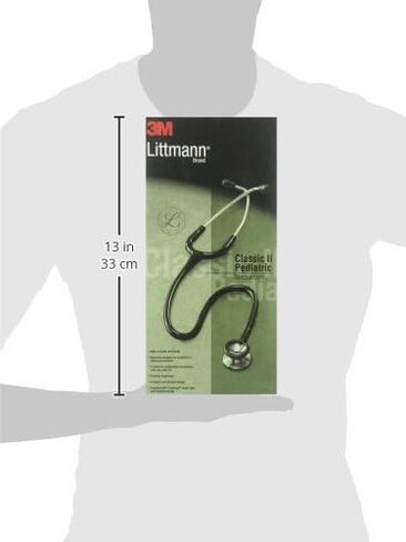 3M Littmann Stethoscope, Classic II Pediatric, Caribbean Blue Tube, Stainless Steel Chestpiece, 28 inch, 2119 in Saudi Arabia