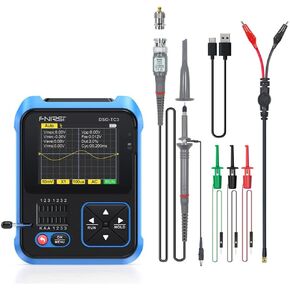 DSO-TC3 راسم الذبذبات الرقمي، مجموعة راسم الذبذبات الرقمي المحمول، 3 في 1 راسم الذبذبات المحمول ومولد إشارة DDS واختبار الترانزستور، عرض النطاق الترددي 500 كيلو هرتز، معدل أخذ العينات 10 مللي ثانية في الثانية، 6 أنواع من الأشكال الموجية in Kuwait