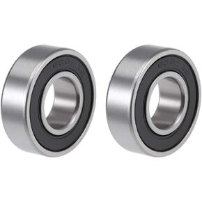 Uxcell 6202-5/8-2RS كرة أخدود عميقة تحمل 5/8 "x35mmx11mm مختومة Z2 رافعة محامل 2 قطعة in Saudi Arabia