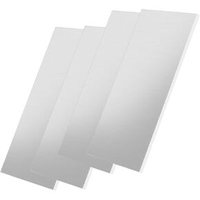PINGEUI 4 PCS 6061 Aluminum Sheet, 6 x 12 x 1/4 Inch Aluminum Plate, Metal Aluminum Sheet with Double-Sided Films for Construction, Electronics, Aviation, Transportation in Kuwait
