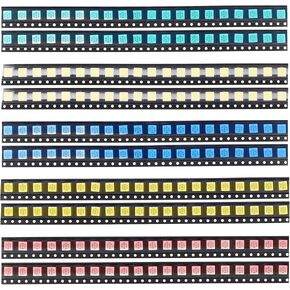 200 قطعة SMD LED الثنائيات عدة 0603 أضواء بيضاء متنوعة ديود SMD LED ديودو عدة الإضاءة لمبة مصابيح صمامات باعثة للضوء 0603 LED عدة in Kuwait