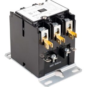 Ultra Durable 3 Pole Contactor 40 Amp 240 VAC Coil Condenser Compressor AC Definite Purpose Contactor by BlueStars - Compatible for Relays, Air Conditioner, Heat Pump, Refrigeration Systems in Saudi Arabia