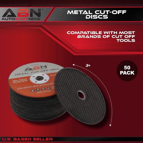 شفرة ABN بمقاس 7.62 سم - عبوة 50 قطعة مع أقصى سرعة يستخدم مع 3/8" - قص ورمل ومستوي وزخرفة in Kuwait