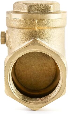 QWORK 2 حزمة 3/4 "أنثى موضوع النحاس صمام الاختيار الأفقي DN20 - 232 رطل لكل بوصة مربعة في اتجاه واحد غير عودة صمام الاختيار لمنع تدفق المياه in Kuwait