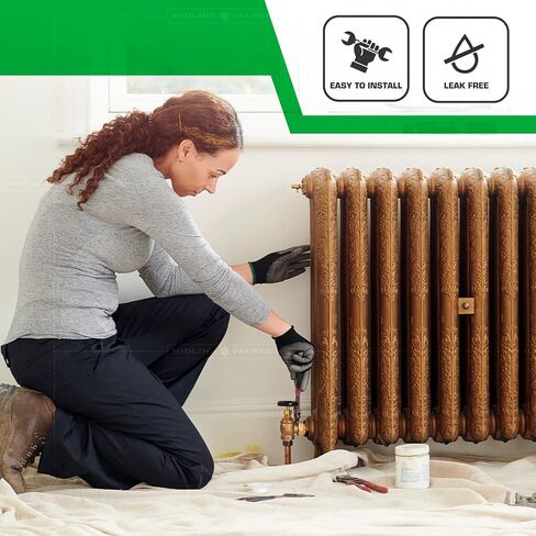 صمام خط الوسط 6I334 صمام مشعاع البخار؛ التحكم في درجة حرارة فتحة التهوية؛ 1-1/2 بوصة FIP x اتحاد الذكور؛ نحاس in Kuwait