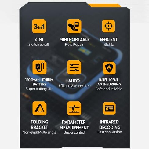 DSO-TC3 راسم الذبذبات الرقمي، مجموعة راسم الذبذبات الرقمي المحمول، 3 في 1 راسم الذبذبات المحمول ومولد إشارة DDS واختبار الترانزستور، عرض النطاق الترددي 500 كيلو هرتز، معدل أخذ العينات 10 مللي ثانية في الثانية، 6 أنواع من الأشكال الموجية in Kuwait