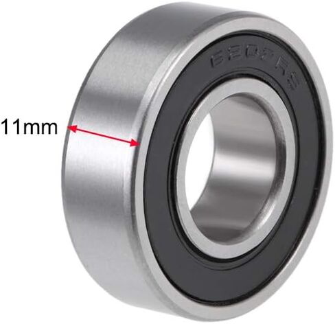 uxcell 6202-5/8-2RS Deep Groove Ball Bearing 5/8"x35mmx11mm Sealed Z2 Lever Bearings 2pcs in Saudi Arabia
