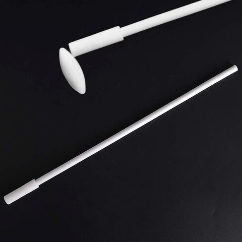 Buytra 7 قطع قضبان تحريك مغناطيسية على شكل بيضة - خلاط تحريك مغناطيسي PTFE وقضيب تحريك مغناطيسي 11.8 بوصة، أبيض in Kuwait