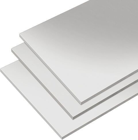 PINGEUI 4 PCS 6061 Aluminum Sheet, 6 x 12 x 1/4 Inch Aluminum Plate, Metal Aluminum Sheet with Double-Sided Films for Construction, Electronics, Aviation, Transportation in Kuwait