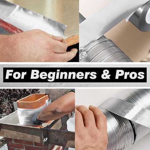 [30 قدم] شريط مقاوم للحرارة من رقائق الالومنيوم للمعادن والبلاستيك والزجاج - 10 ياردات، سمك 0.15 ملم، عرض 1.5 انش، شريط فرن، شريط مجفف، شريط شواء in Kuwait