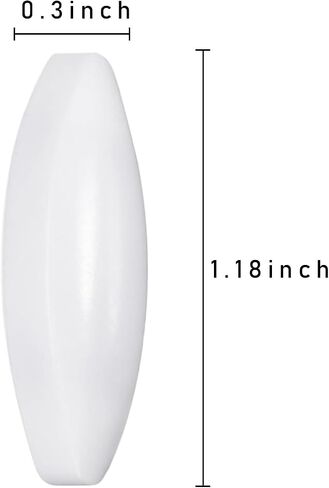 محرك مغناطيسي OTYFGHD، شريط تحريك، خلاط مغناطيسي PTFE، تحريك شريط المختبر، تحريك شريط اللوحة، عصا مغناطيسية، مناسبة لكوب التحريك الذاتي (0.3 * 1.18 بوصة، شكل زيتوني، قطعتان) in Kuwait