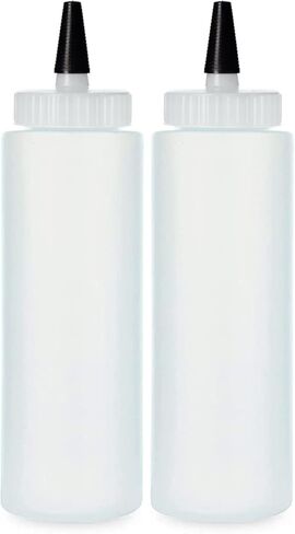 زجاجات ضغط بهارات ، زجاجة بهارات 236 مل ، رقبة واسعة - غطاء علوي ملتف ، مقاوم للتسرب - للكاتشب ، الخردل ، الشراب ، الصلصة ، الزيت ، الفنون والحرف اليدوية ، بلاستيك خالٍ من البيسفينول - 2 عبوة in Kuwait