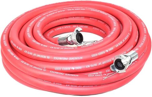 Interstate Pneumatics HJ19-100E Jack Hammer Red Rhino Rubber Hose 3/4 Inch x 100 Feet 300 PSI in Saudi Arabia