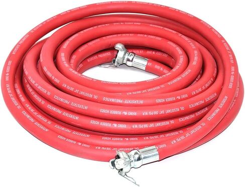 Interstate Pneumatics HJ19-100E Jack Hammer Red Rhino Rubber Hose 3/4 Inch x 100 Feet 300 PSI in Saudi Arabia