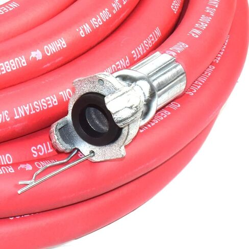 Interstate Pneumatics HJ19-100E Jack Hammer Red Rhino Rubber Hose 3/4 Inch x 100 Feet 300 PSI in Saudi Arabia