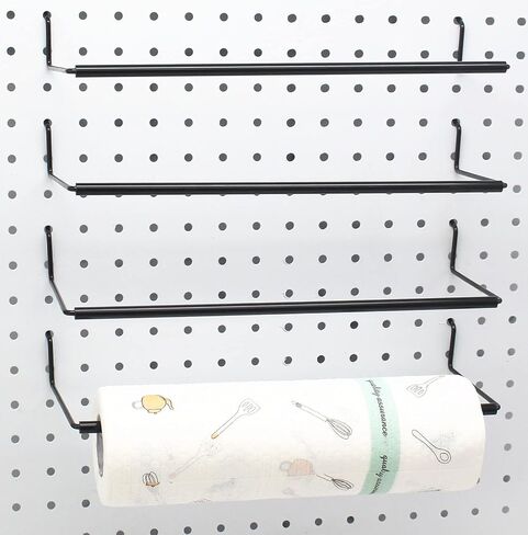 حامل مناشف ورقية بخطافات بيجبورد 4 قطع خطاف ملحق بيجبورد قابل للتمديد لتنظيم الأدوات (4 قطع) in Kuwait