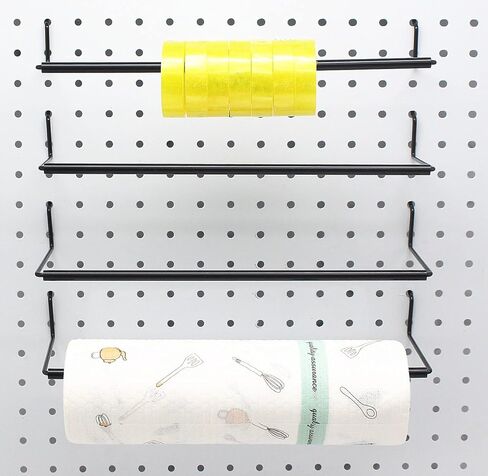 حامل مناشف ورقية بخطافات بيجبورد 4 قطع خطاف ملحق بيجبورد قابل للتمديد لتنظيم الأدوات (4 قطع) in Kuwait