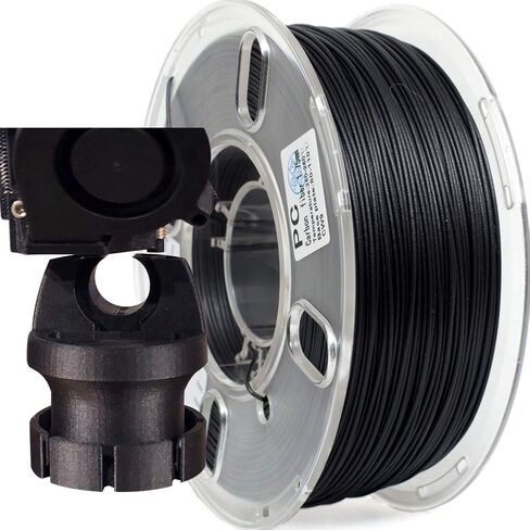 PRILINE Carbon Fiber Polycarbonate 1KG 1.75 3D Printer Filament, 1kg 1.75 mm,Black in Saudi Arabia