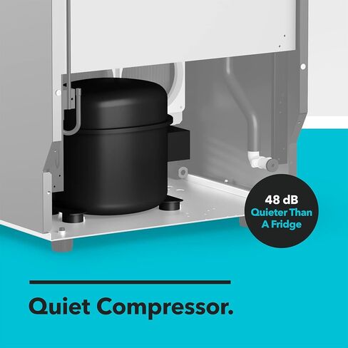 Vremi Commercial Grade Ice Maker - Produces 99 Pounds of Ice in 24 Hrs with 29 Pounds Storage Bin - Stainless Steel, Freestanding Automatic Clear Cube Ice Making Machine Perfect for Home or Business in Kuwait
