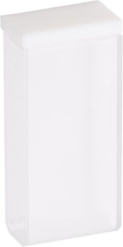 Varsal Type 1-G-20 زجاج بصري مستطيل معياري لعداد المواصفات مع غطاء، 20 مم طول المسار، 7 مل سعة، 360 نانومتر إلى 2500نانومتر نطاق (علبة من 2) in Kuwait